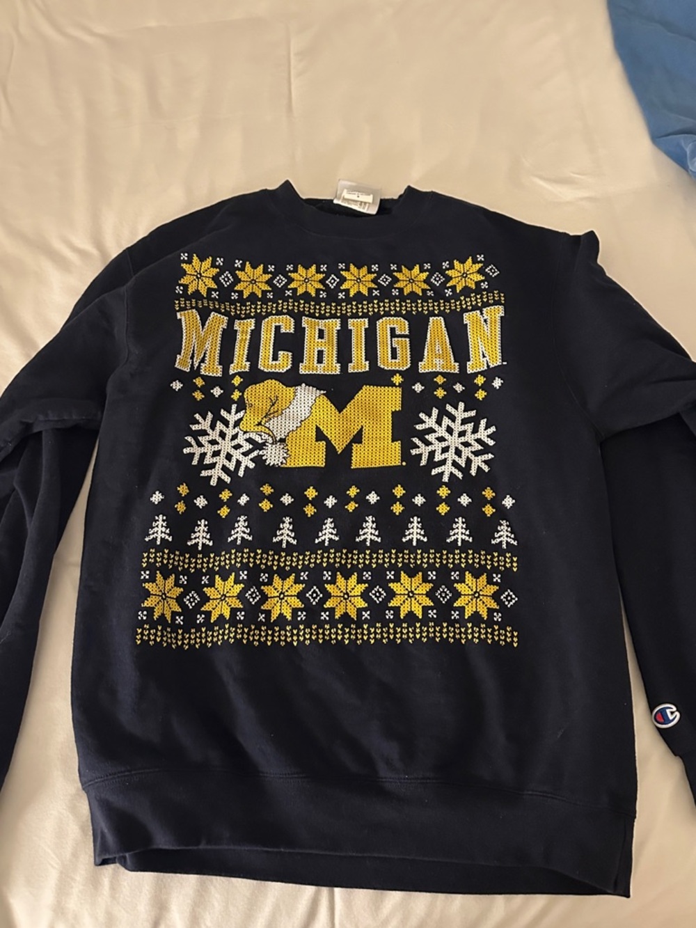 University of Michigan Christmas crewneck sweatshirt